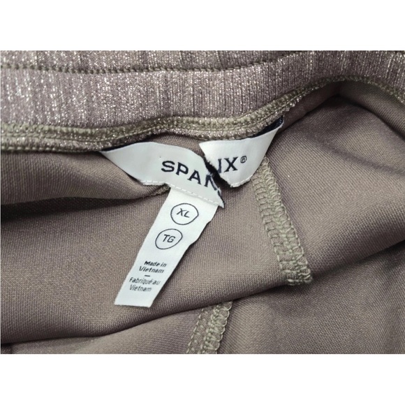 Spanx Air Essentials Wide Leg Pants Smoke Silver Shimmer Size XL Womens - Picture 3 of 10